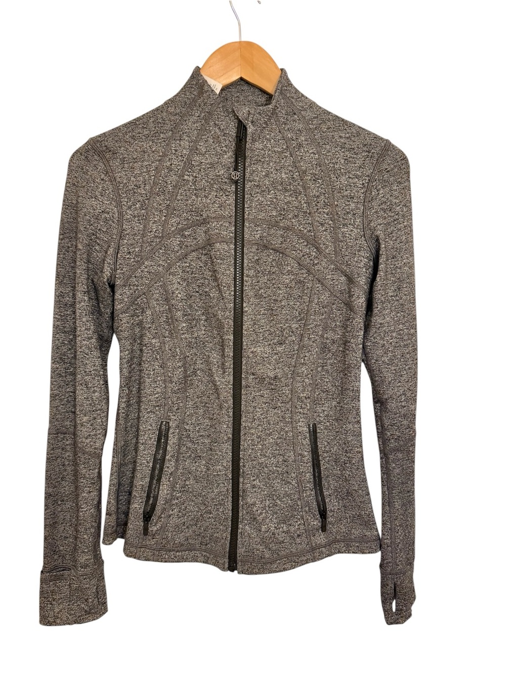 Lululemon Define Heathered Zip-Up Jacket - Gray
